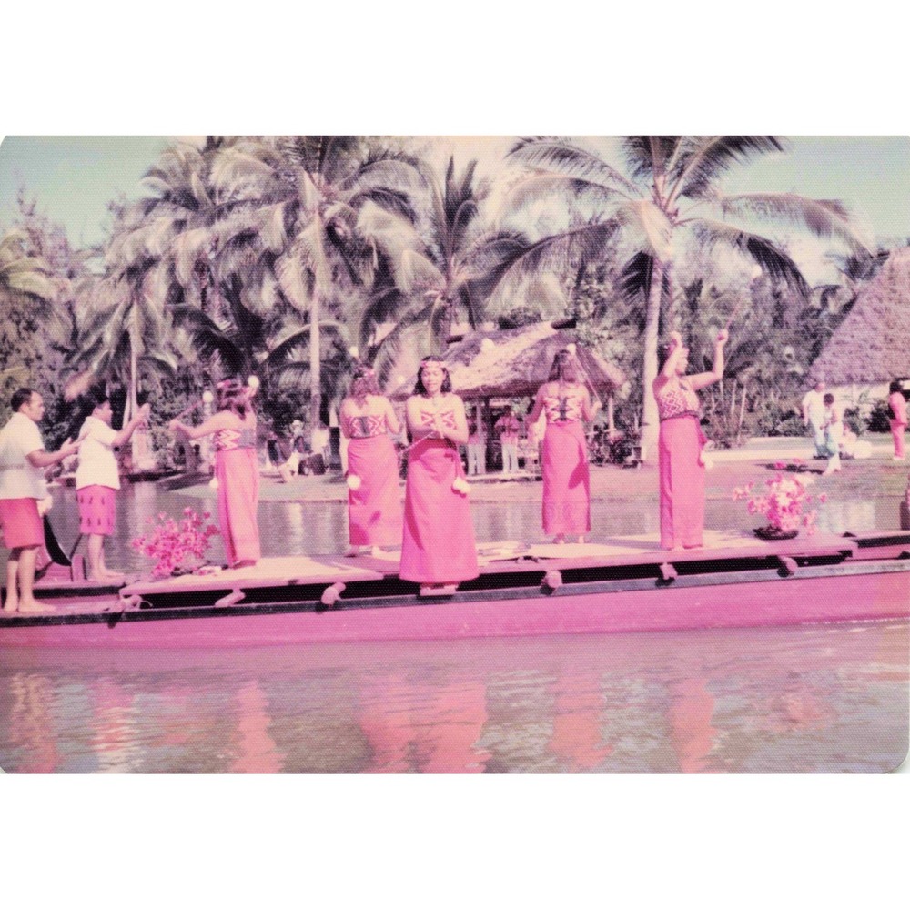 Vintage 1970s Polynesian Cultural Center Hawaii Canoe Pageant Photo Lot of 16 - Picture 9 of 16